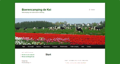 Desktop Screenshot of boerencampingdekei.nl